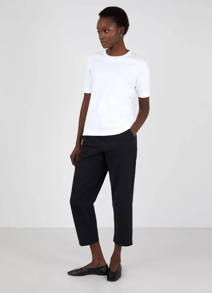 Mid Sleeve Tshirt White Women SUNSPEL Tshirts and Tops