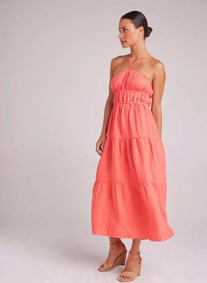 Midi Dresses Women Bella Dahl Gathered Halter Midi Dress 8211 Hibiscus Bloom Midi Dresses Women Bella Dahl Gathered Halter Midi Dress 8211 Hibiscus Bloom