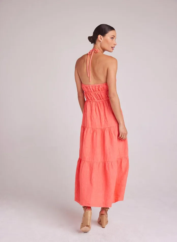 Midi Dresses Women Bella Dahl Gathered Halter Midi Dress 8211 Hibiscus Bloom Midi Dresses Women Bella Dahl Gathered Halter Midi Dress 8211 Hibiscus Bloom
