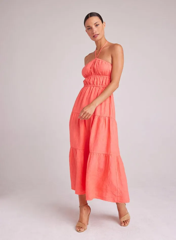 Midi Dresses Women Bella Dahl Gathered Halter Midi Dress 8211 Hibiscus Bloom Midi Dresses Women Bella Dahl Gathered Halter Midi Dress 8211 Hibiscus Bloom