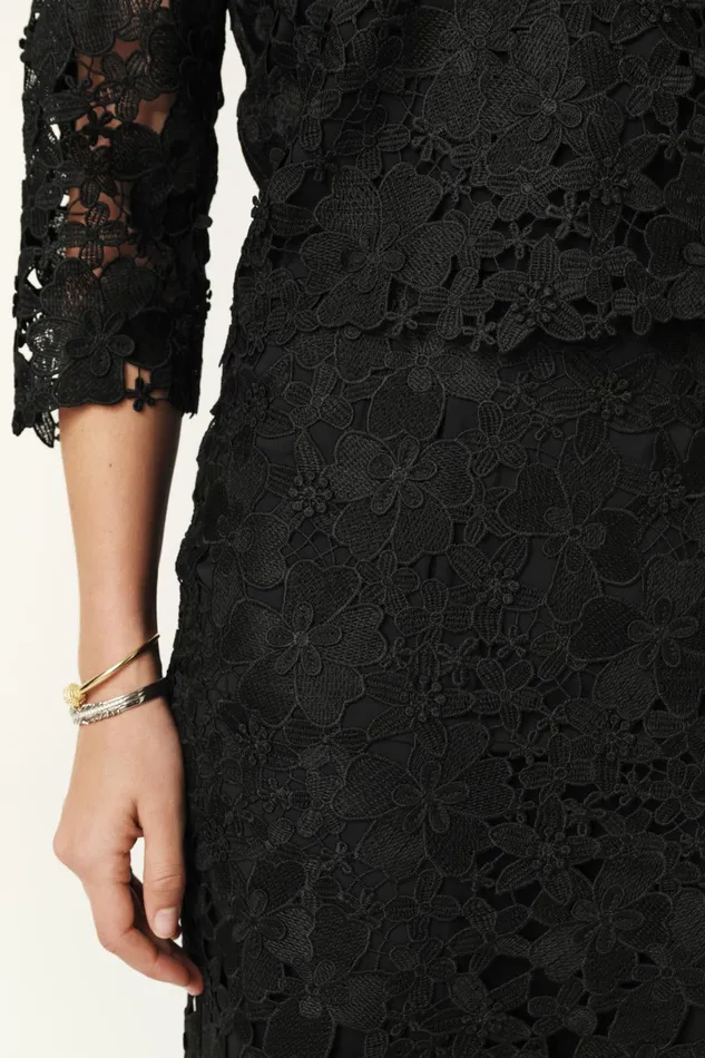 MidiLength Skirt Payton Black Women Baandsh Skirts and Shorts