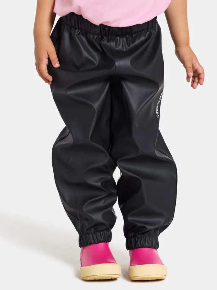 Midjeman Kid039s Pants 6 Black Kids Didriksons Waterproof Trousers