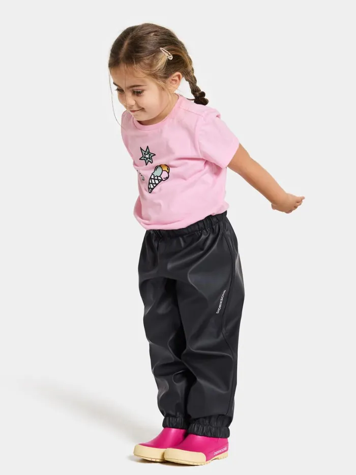 Midjeman Kid039s Pants 6 Black Kids Didriksons Waterproof Trousers