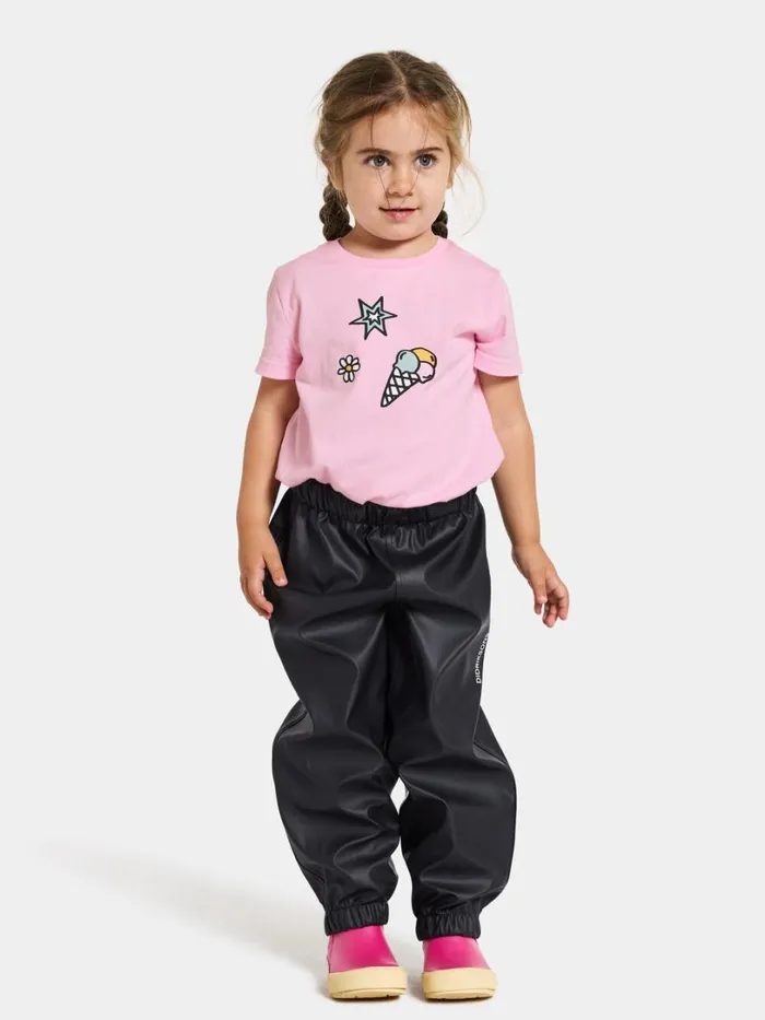Midjeman Kid039s Pants 6 Black Kids Didriksons Waterproof Trousers