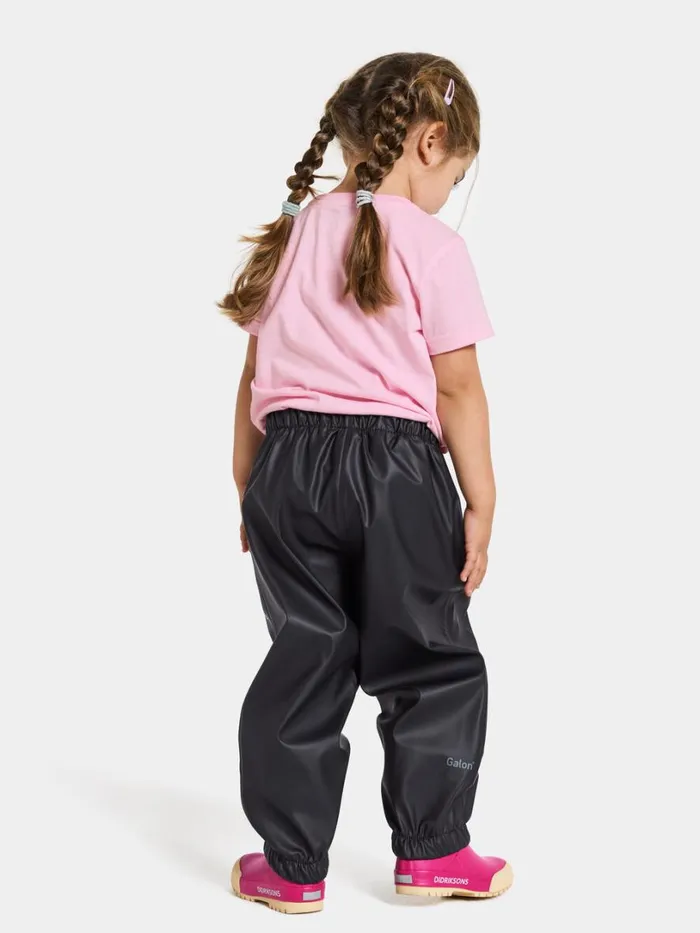 Midjeman Kid039s Pants 6 Black Kids Didriksons Waterproof Trousers