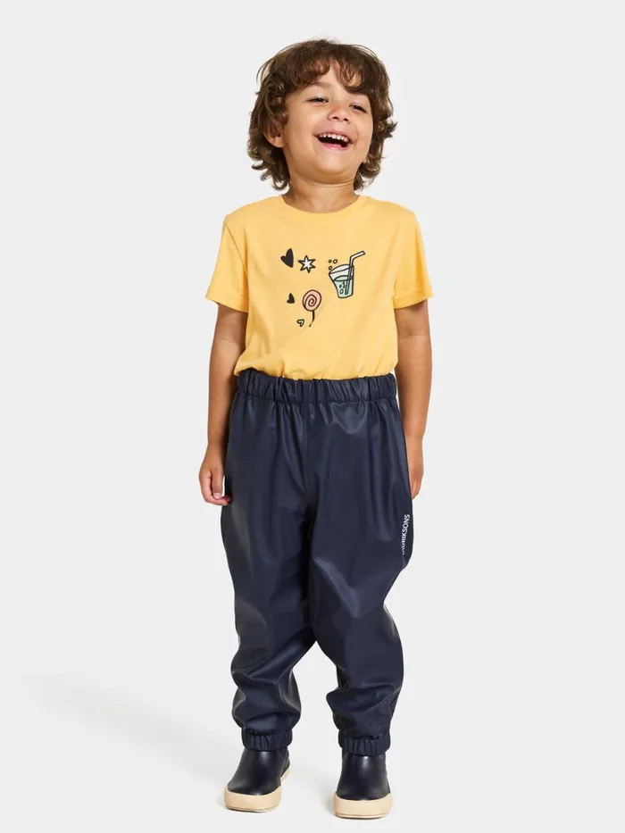 Midjeman Kid039s Pants 6 Navy Kids Didriksons Waterproof Trousers
