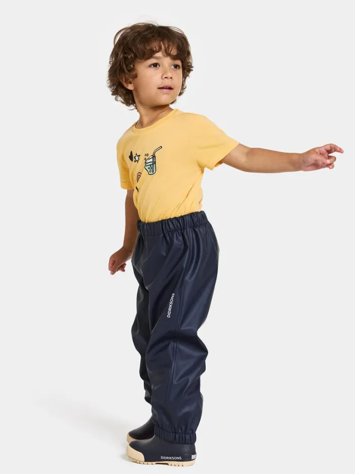 Midjeman Kid039s Pants 6 Navy Kids Didriksons Waterproof Trousers