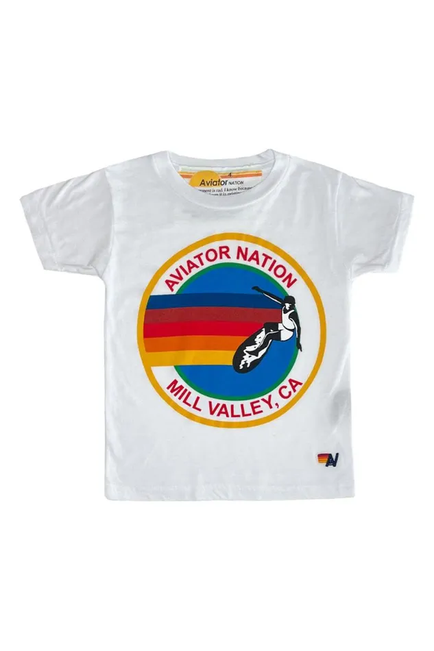 Mill Valley Tee 8211 White Kids Aviator Nation Tees