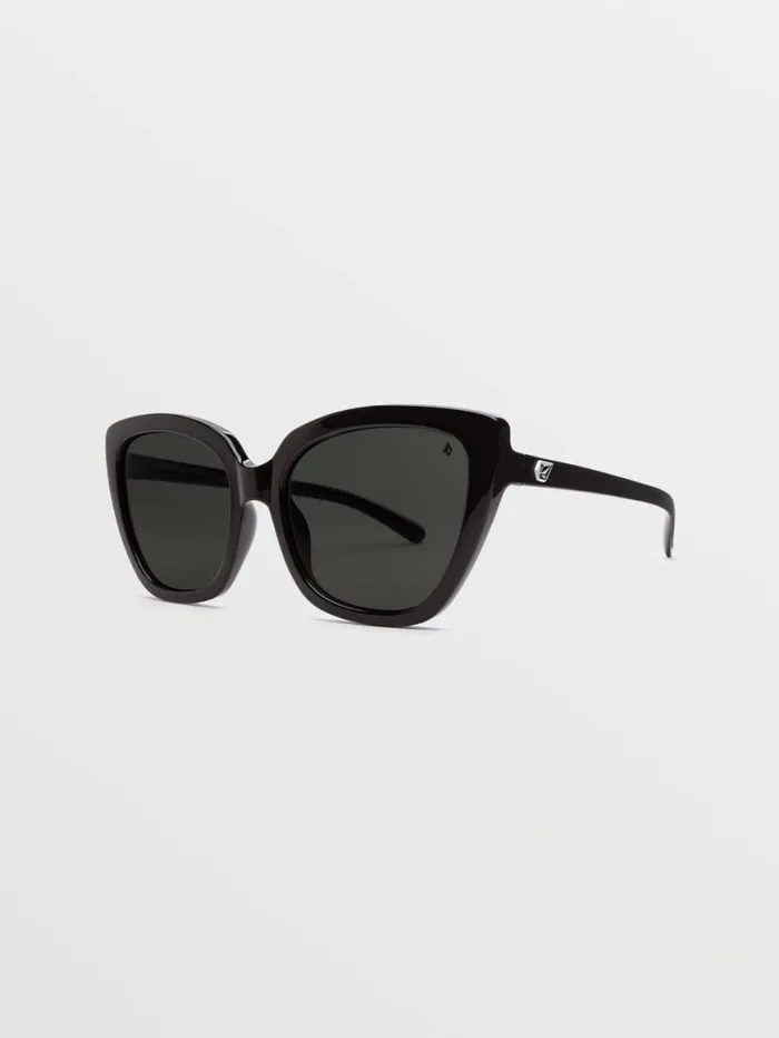 Milli Sunglasses 8211 Gloss BlackGray Polar MensWomens Volcom Sunglasses