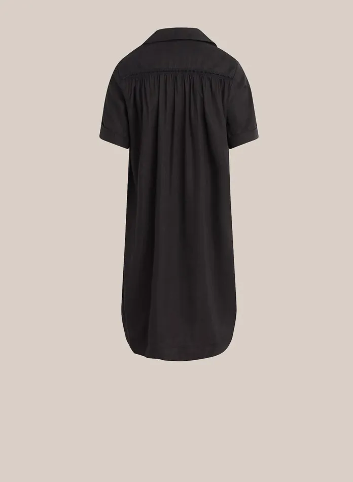Mini Dresses Women Bella Dahl Ladder Trim Shirt Dress 8211 Black Mini Dresses Women Bella Dahl Ladder Trim Shirt Dress 8211 Black