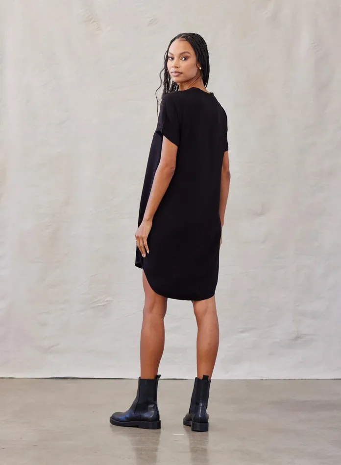 Mini Dresses Women Bella Dahl VNeck Tee Dress 8211 Vintage Black Mini Dresses Women Bella Dahl VNeck Tee Dress 8211 Vintage Black