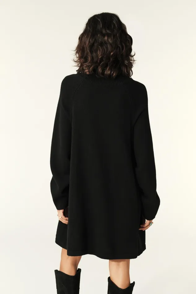 Mini Jersey Dress Medee Black Women Baandsh Dresses