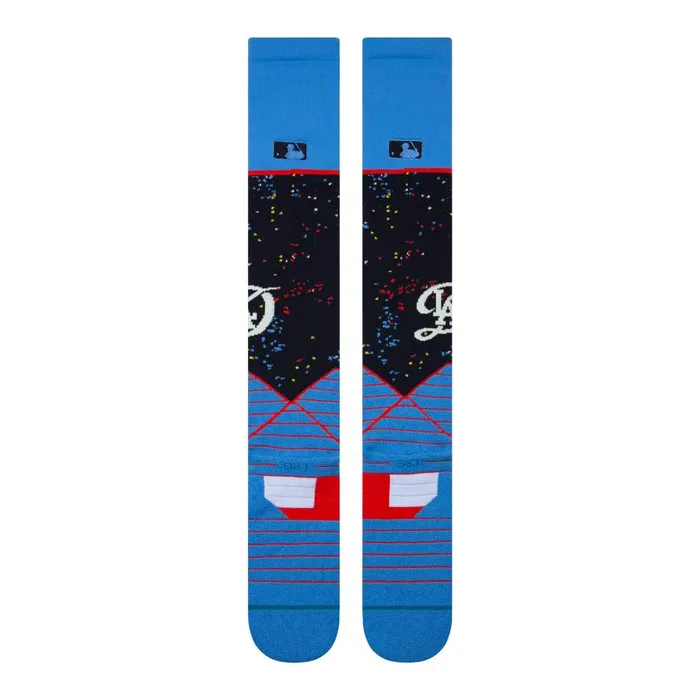 Mlb Los Angeles Dodgers 2024 City Connect Otc Socks Los Angeles Dodgers 8211 Blue WomenMen Stance Over The Calf