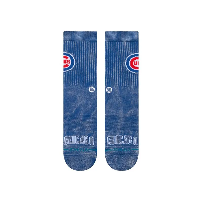 Mlb X Stance 2024 Fade Crew Socks Fade Cubs 8211 Blue MenWomen Stance Crew