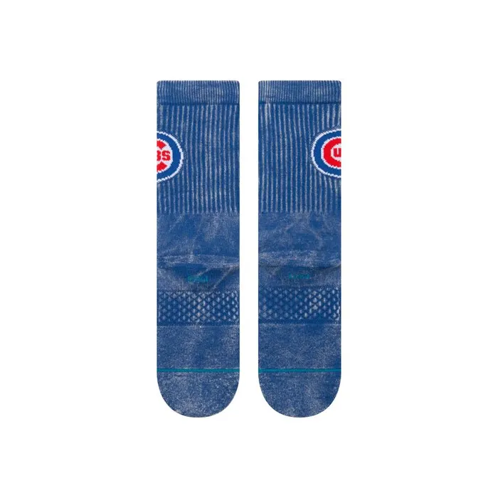 Mlb X Stance 2024 Fade Crew Socks Fade Cubs 8211 Blue MenWomen Stance Crew