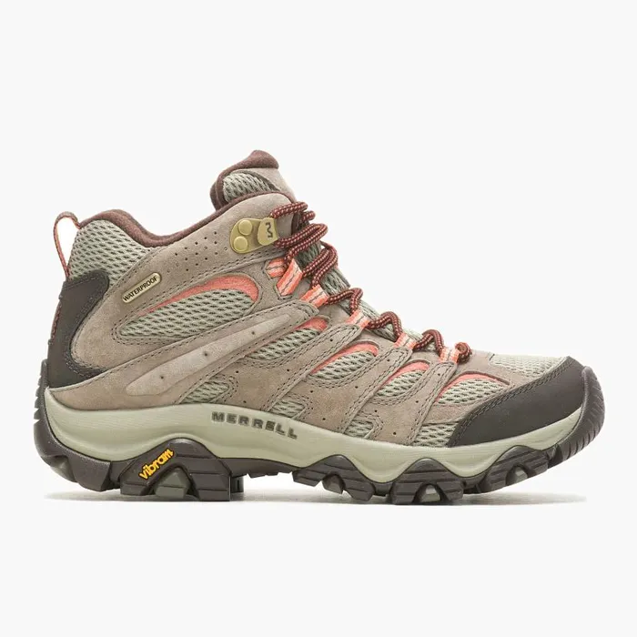 Moab 3 Mid Waterproof Wide Width Bungee Cord Women Merrell Wide Widths