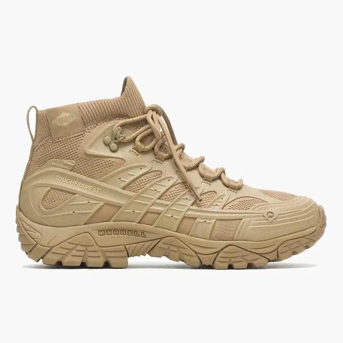 Moab Velocity Tactical Mid Waterproof Work Boot Coyote Men Merrell Boots