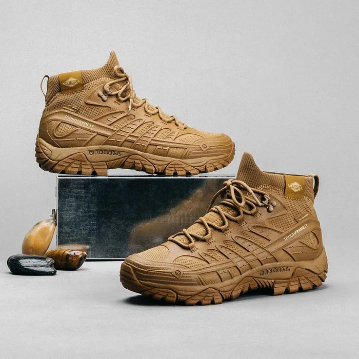 Moab Velocity Tactical Mid Waterproof Work Boot Coyote Men Merrell Boots Moab Velocity Tactical Mid Waterproof Work Boot Coyote Men Merrell Boots