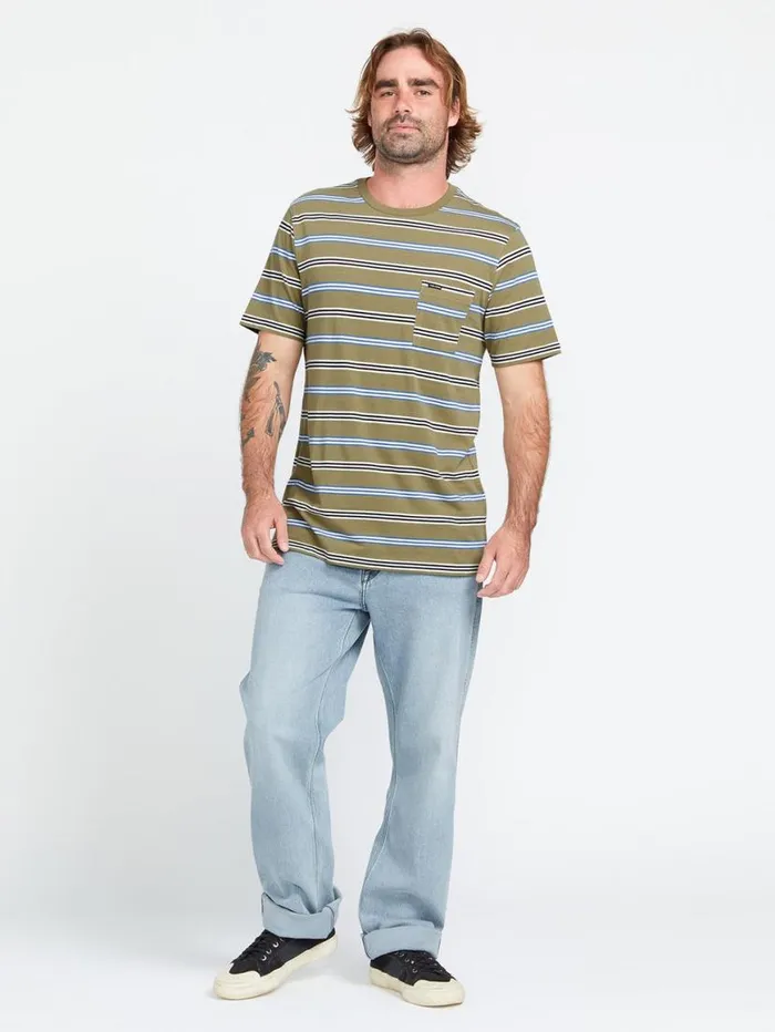 Modown Relaxed Fit Jeans 8211 Desert Dirt Indigo Mens Volcom Jeans