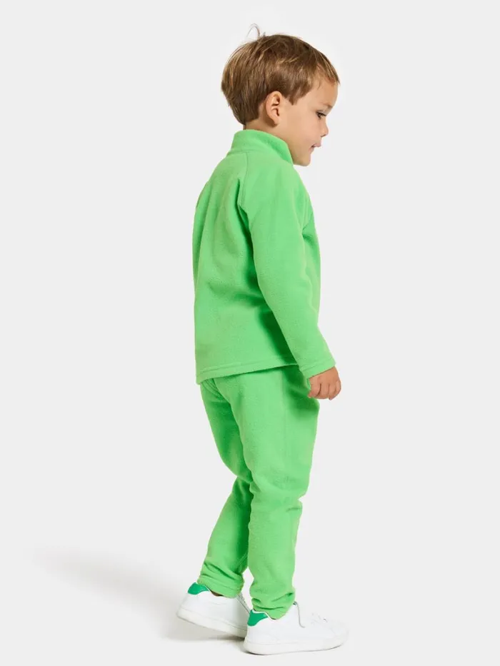 Monte Kid039s FullZip 10 Frog Green Kids Didriksons Fleece and Midlayers