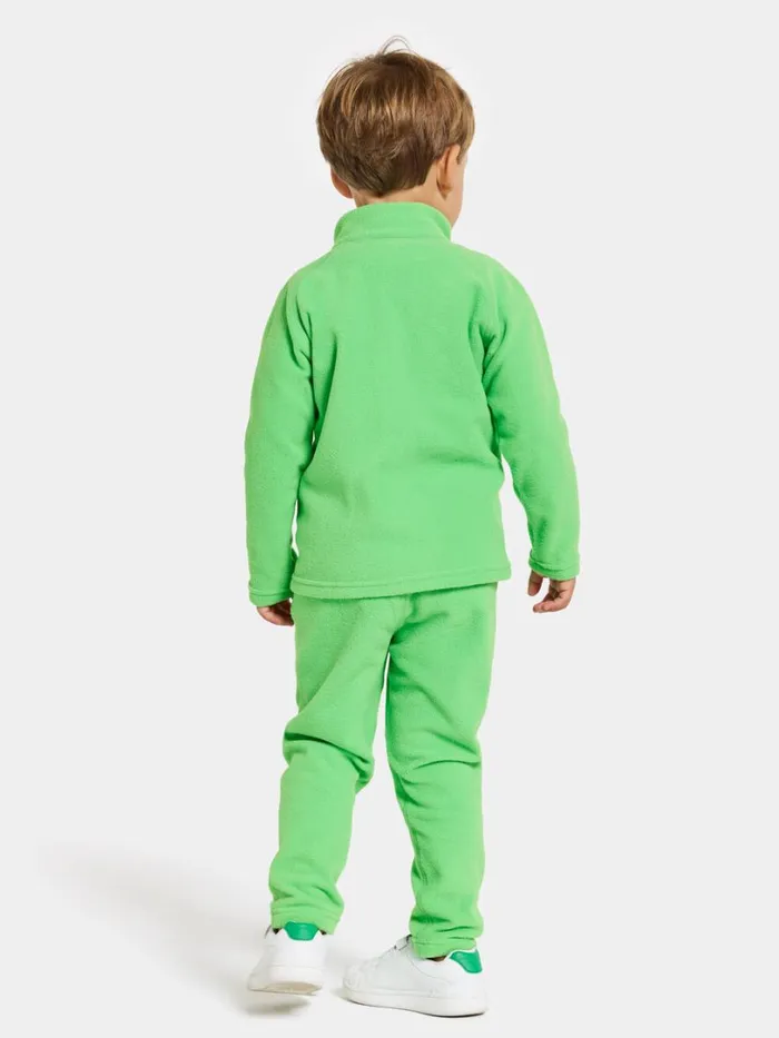 Monte Kid039s FullZip 10 Frog Green Kids Didriksons Fleece and Midlayers