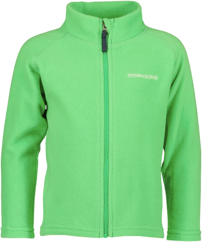 Monte Kid039s FullZip 10 Frog Green Kids Didriksons Fleece and Midlayers