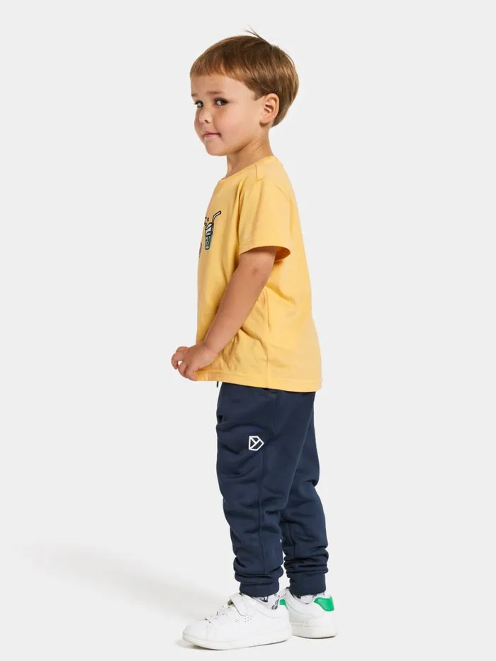 Mynta Kids039 Logo Tshirt Creamy Yellow Kids Didriksons Sweaters and Tshirts