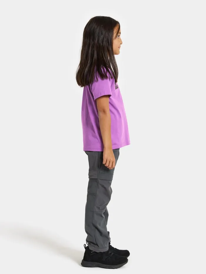 Mynta Kids039 Logo Tshirt Explore 2 Tulip Purple Kids Didriksons Sweaters and Tshirts