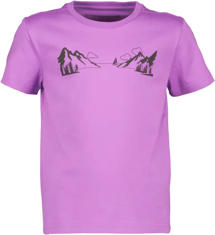 Mynta Kids039 Logo Tshirt Explore 2 Tulip Purple Kids Didriksons Sweaters and Tshirts