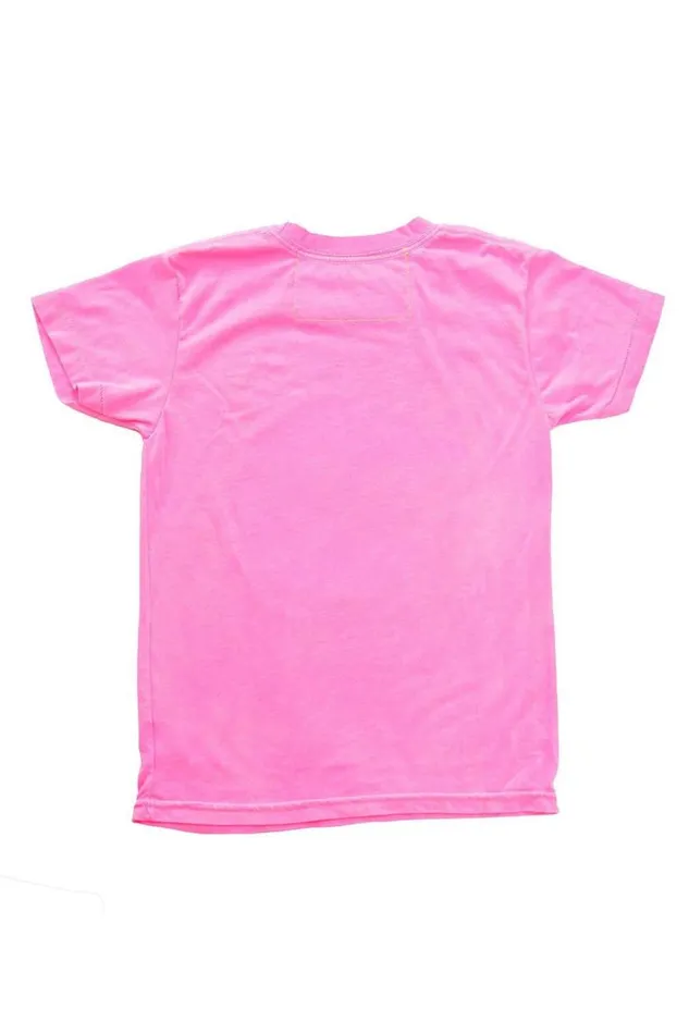 Nashville Tee 8211 Neon Pink Kids Aviator Nation Tees