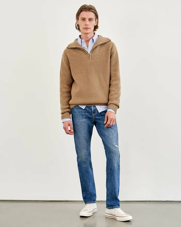 NATHAN JEAN Classic Wash Men Nili Lotan Denim