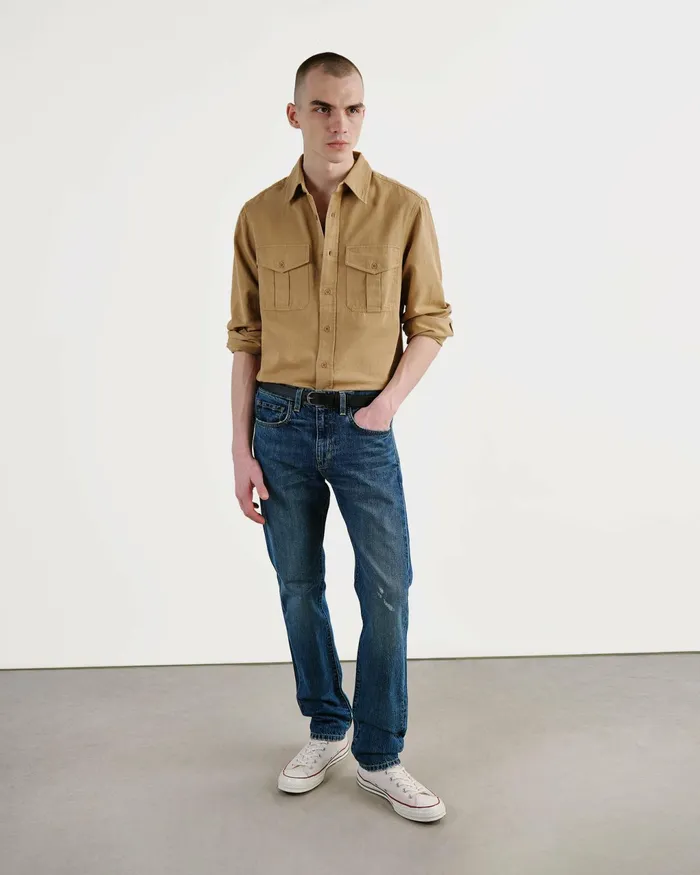 NATHAN JEAN Classic Wash Men Nili Lotan Denim