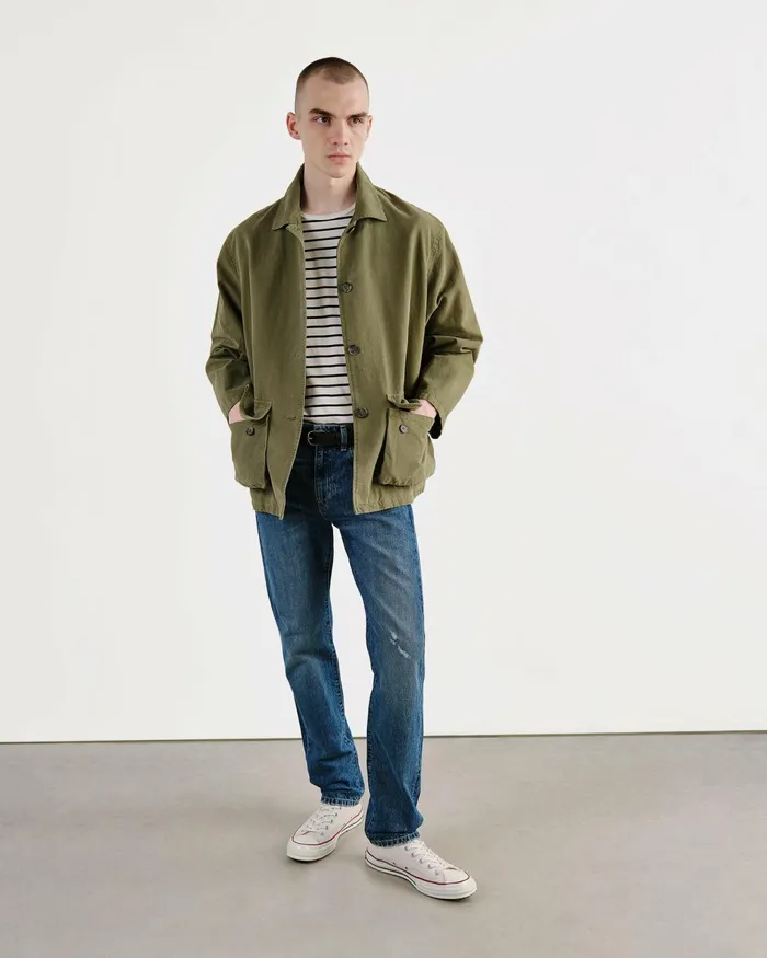 NATHAN JEAN Classic Wash Men Nili Lotan Denim