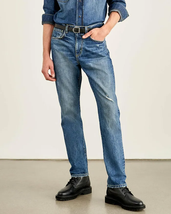 NATHAN JEAN Classic Wash Men Nili Lotan Denim