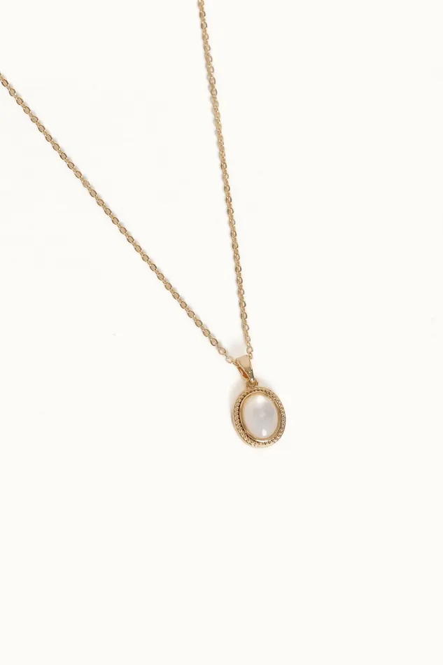 Necklaces Genevieve Necklace Gold Petal and Pup Women