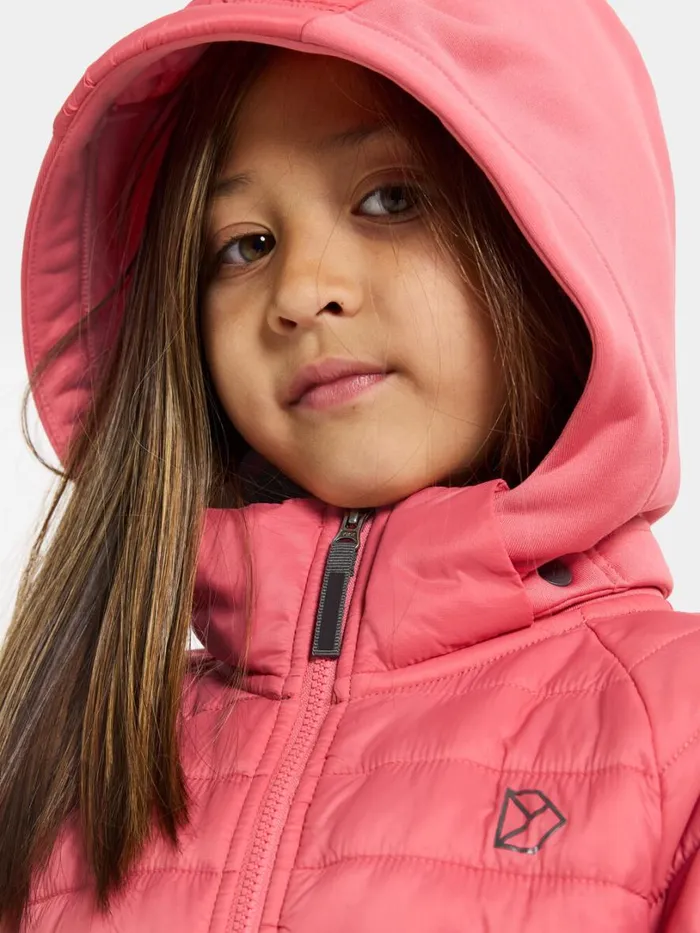 Nejlika Kids039 FullZip Pink Rose Kids Didriksons Sweaters and Tshirts