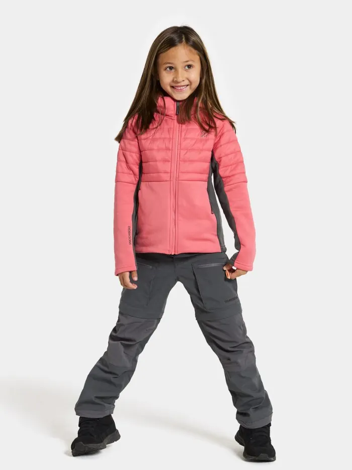 Nejlika Kids039 FullZip Pink Rose Kids Didriksons Sweaters and Tshirts