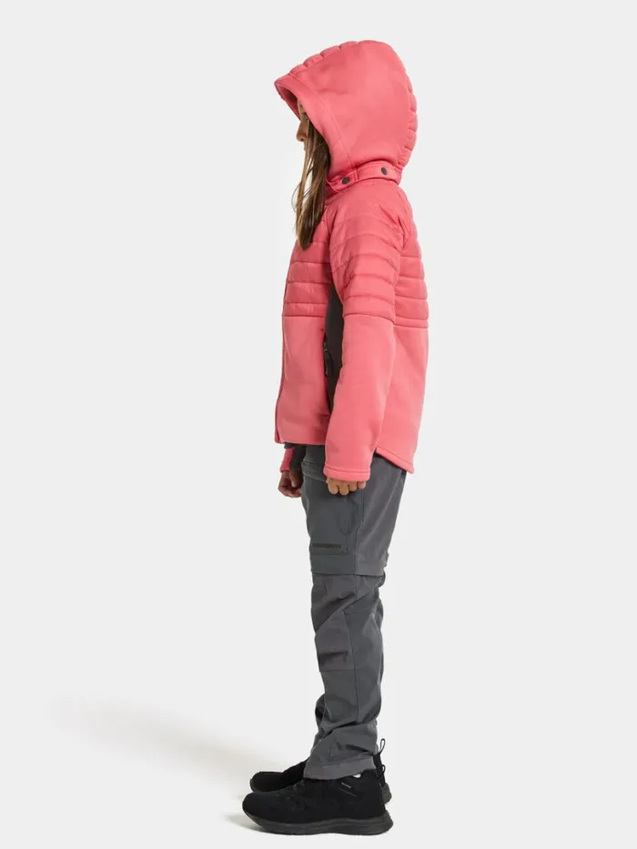 Nejlika Kids039 FullZip Pink Rose Kids Didriksons Sweaters and Tshirts