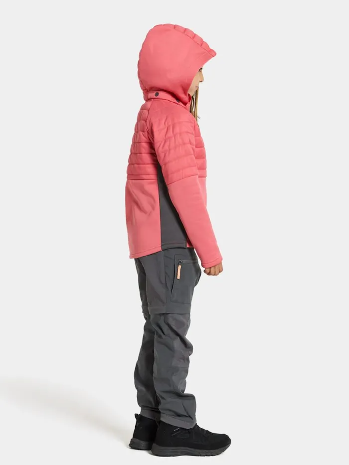 Nejlika Kids039 FullZip Pink Rose Kids Didriksons Sweaters and Tshirts
