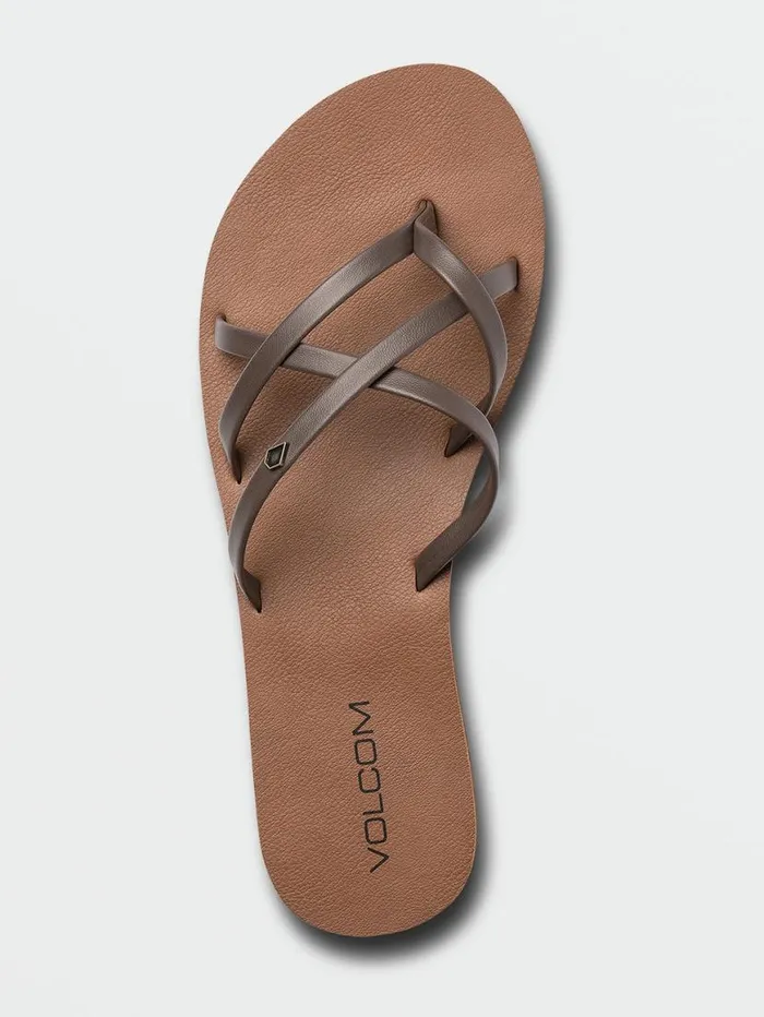 New School II Sandals 8211 Brown Womens Volcom Sandals