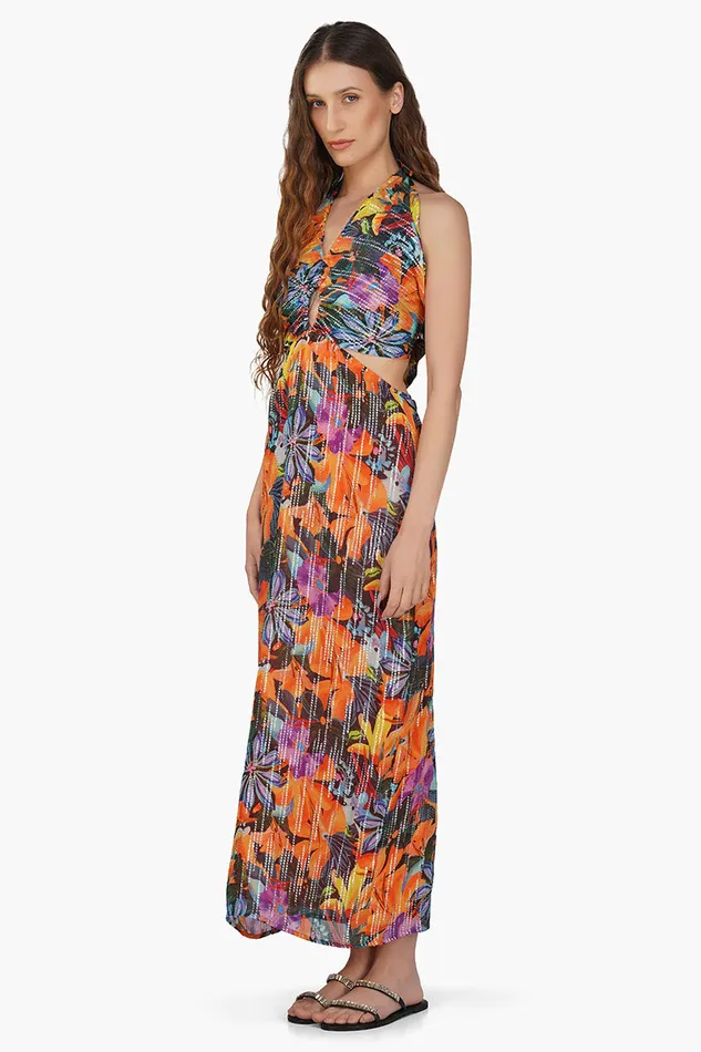 Night Queen Floral Printed Dress Dresses America and Beyond Women