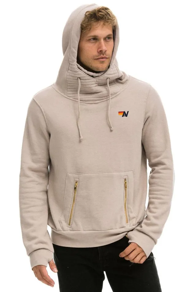 Ninja Pullover Hoodie 8211 Sand WomenMen Aviator Nation Hoodies