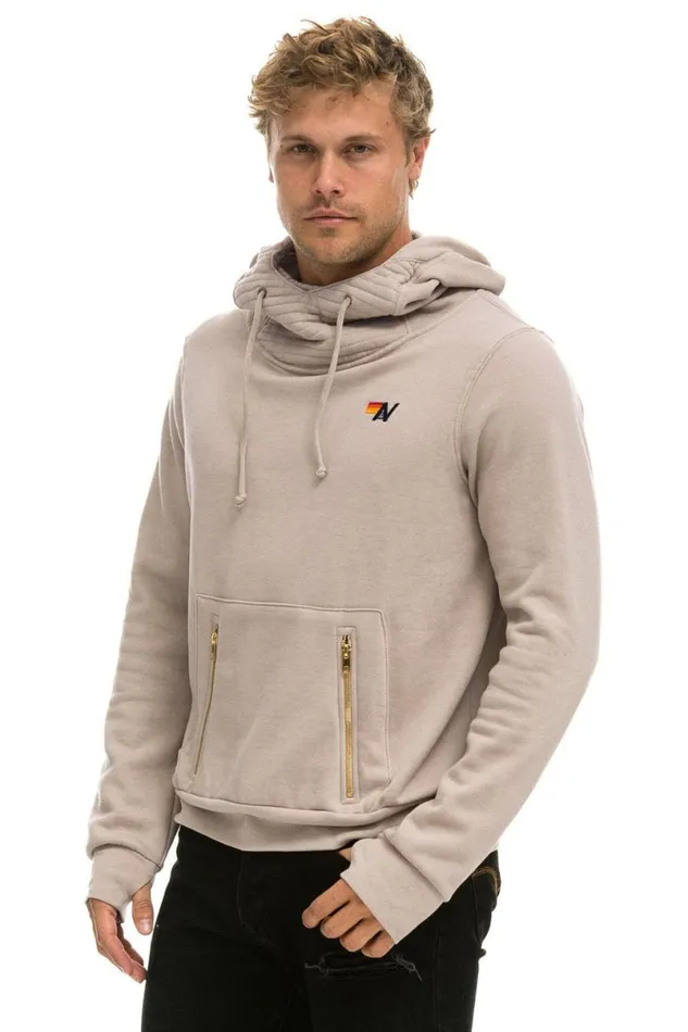 Ninja Pullover Hoodie 8211 Sand WomenMen Aviator Nation Hoodies