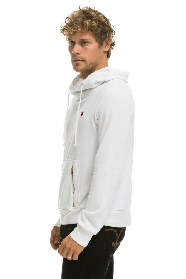 Ninja Pullover Hoodie 8211 White WomenMen Aviator Nation Hoodies