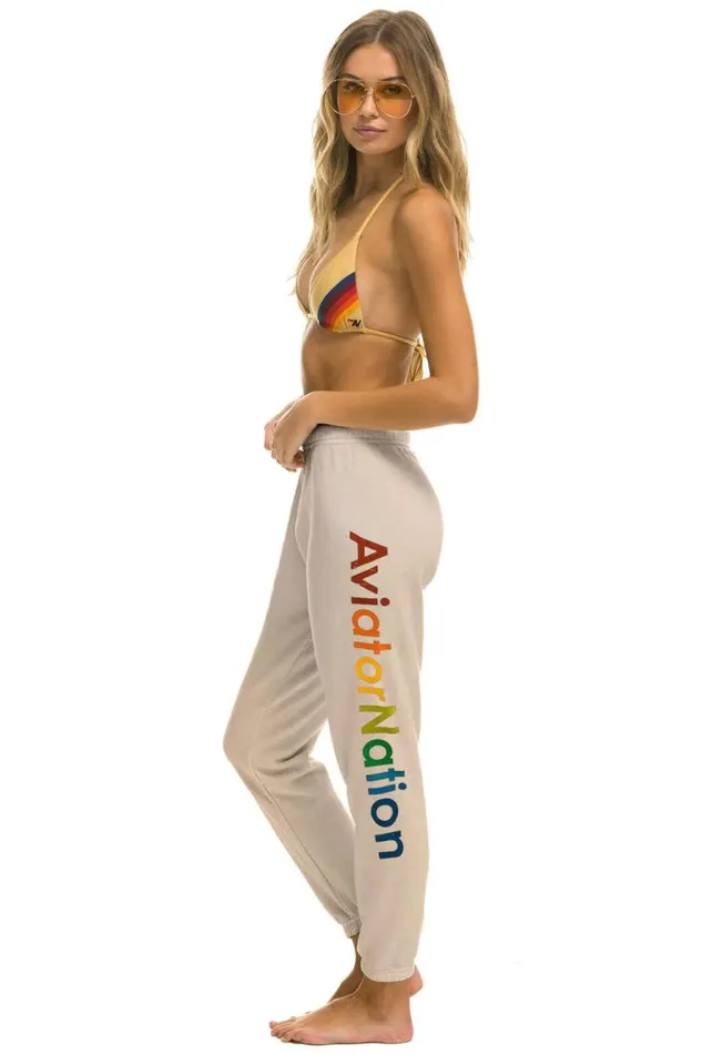 North Shore Sweatpants 8211 Sand Women Aviator Nation Sweatpants