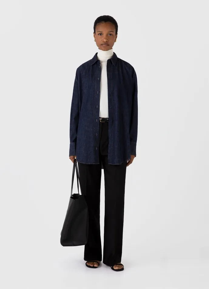 Oversized Denim Shirt Mid Wash Denim Women Shirts and Blouses ussunspel Oversized Denim Shirt Mid Wash Denim Women Shirts and Blouses ussunspel