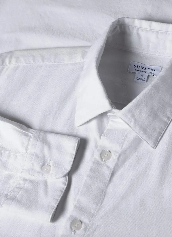 Oxford Shirt White Men SUNSPEL Shirts