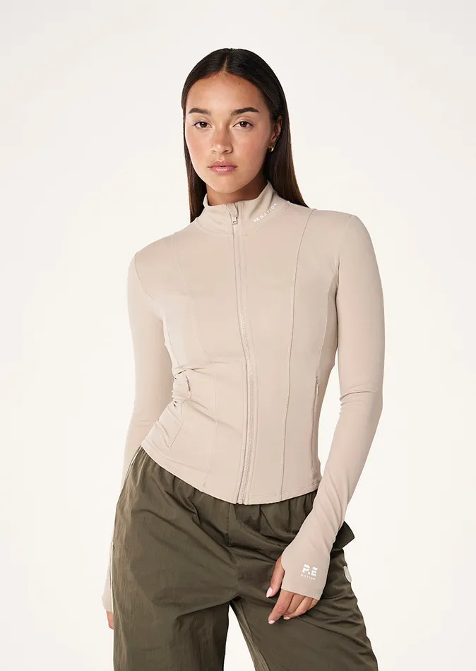 PE Nation BREAKTHROUGH JACKET IN OXFORD TAN Women Jackets