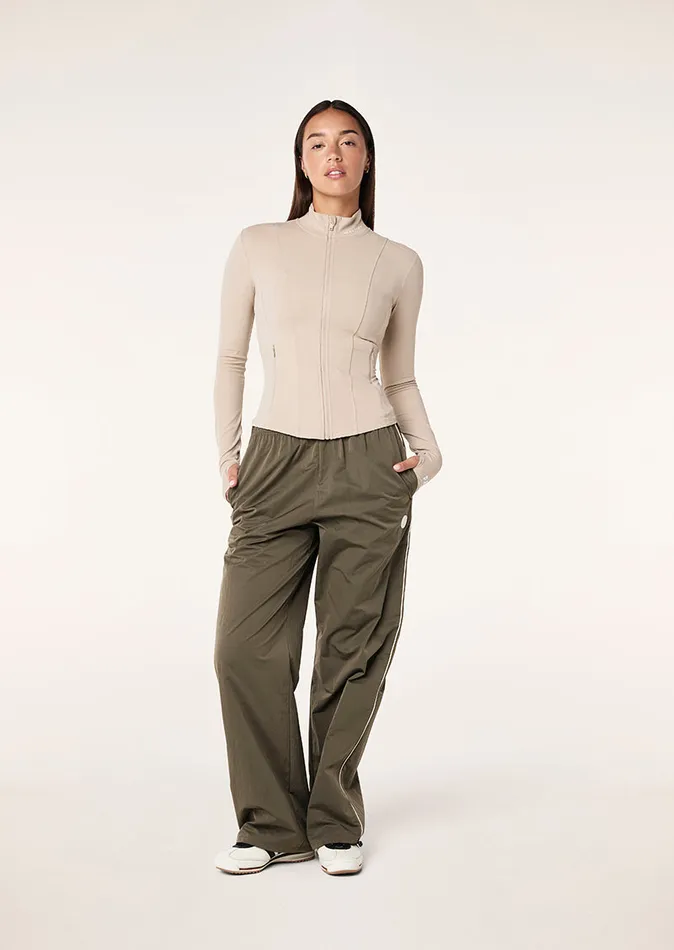 PE Nation BREAKTHROUGH JACKET IN OXFORD TAN Women Jackets