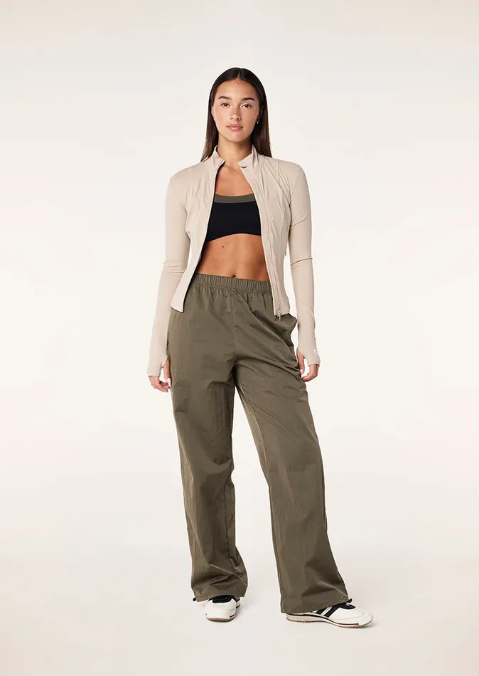 PE Nation BREAKTHROUGH JACKET IN OXFORD TAN Women Jackets